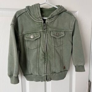 GAP Kids Sage Green Hooded Jacket